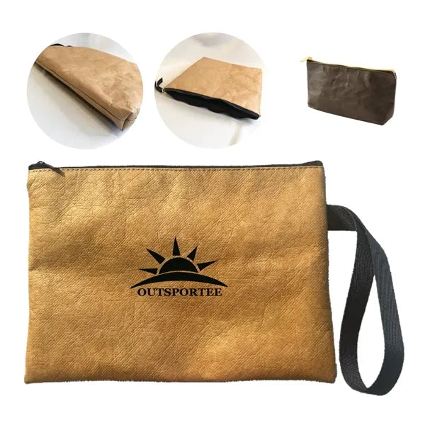 Waterproof Cosmetic Pouch Zipper Toiletry Bag Makeup Case