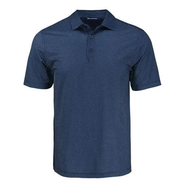 Cutter & Buck Pike Recycled Shadow Check Print Mens Big &...