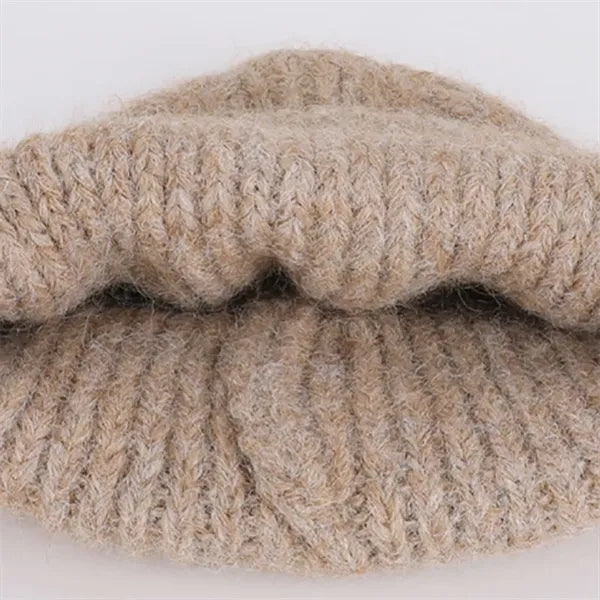 Women's Winter Versatile Outdoor Warm Earflap Knit Hat