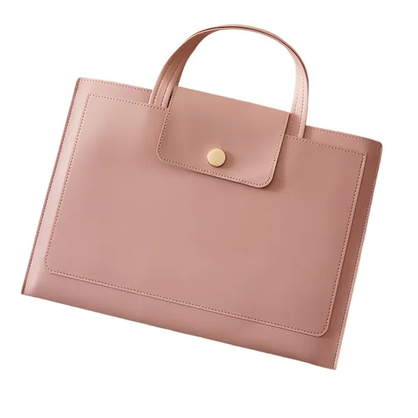 Premium Leather Office Document Bag With Waterproof