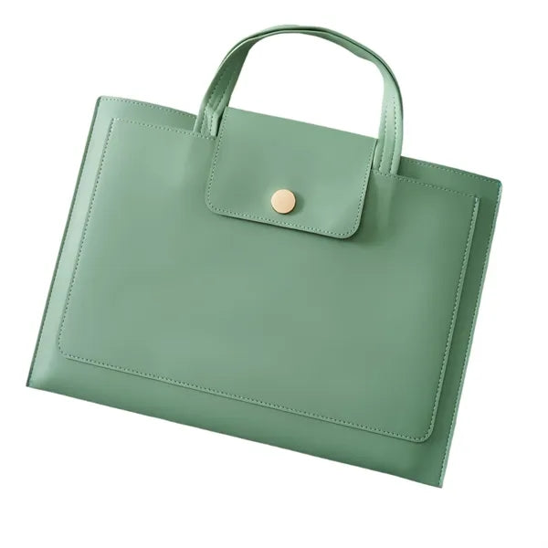 Premium Leather Office Document Bag With Waterproof