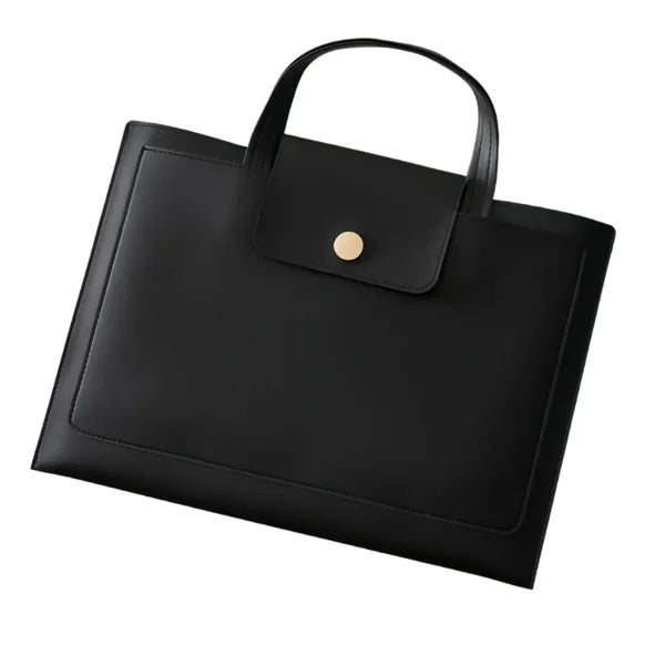 Premium Leather Office Document Bag With Waterproof