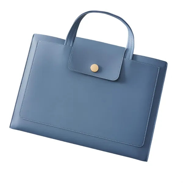Premium Leather Office Document Bag With Waterproof