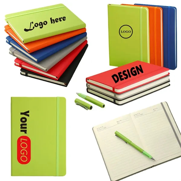 A5 Elastic Band Notebook For Business Diary