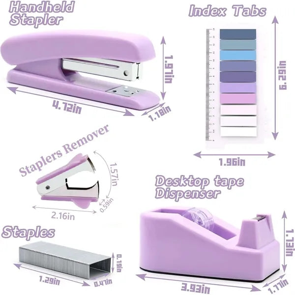 Popular Pastel Color Office Stationery Complete Set