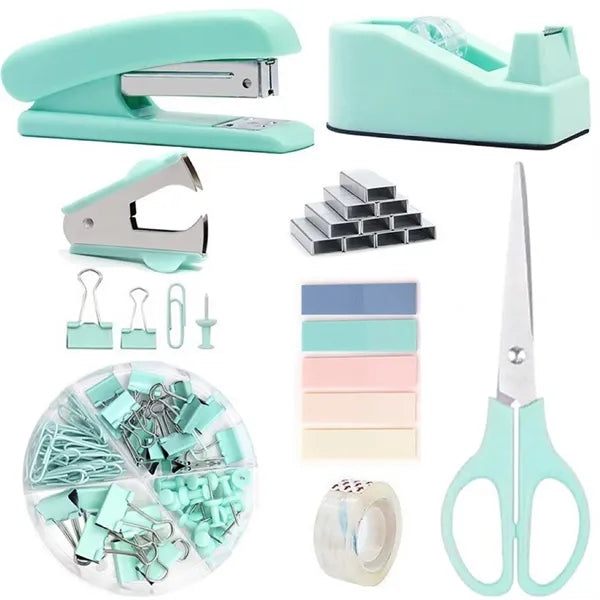 Popular Pastel Color Office Stationery Complete Set