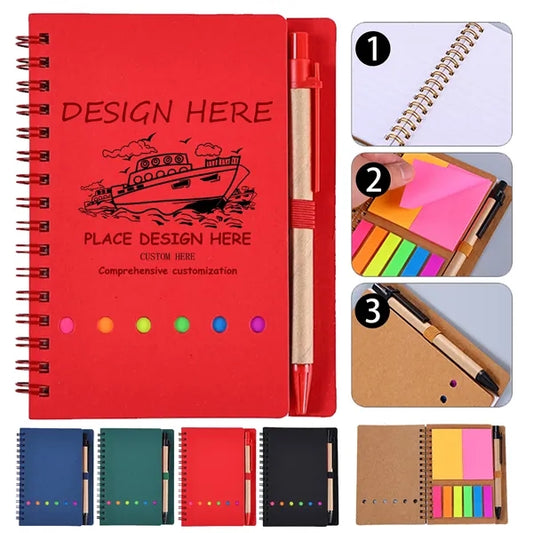 A5 Coil Notepad with Pen