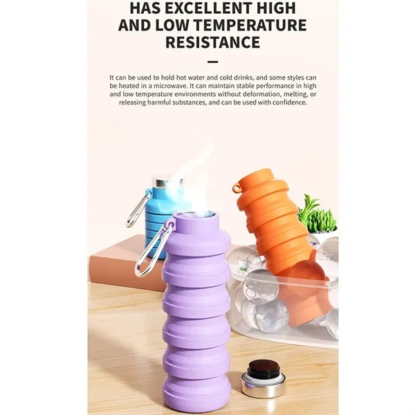17 oz Collapsible Silicone Water Cup
