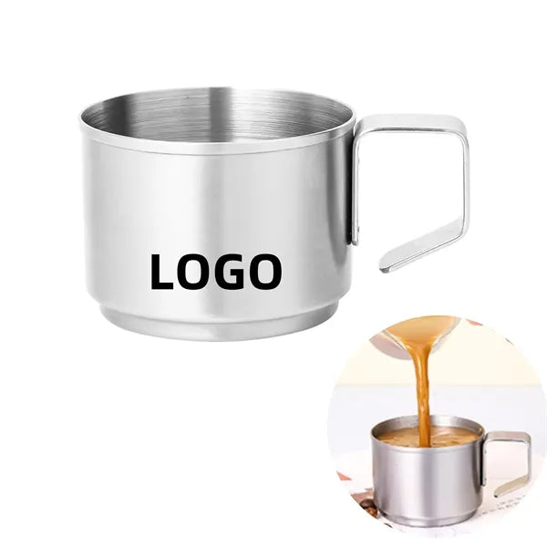 Stainless Steel Coffee Cup Mug With Handle Free Shipping