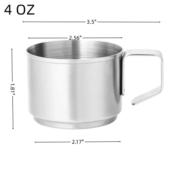 Stainless Steel Coffee Cup Mug With Handle Free Shipping