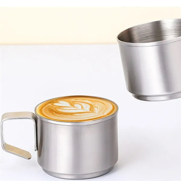 Stainless Steel Coffee Cup Mug With Handle Free Shipping