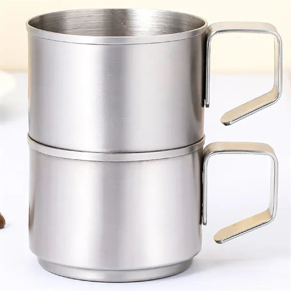 Stainless Steel Coffee Cup Mug With Handle Free Shipping