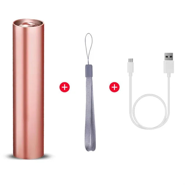 Portable Mini USB Fixed Focus LED Flashlight