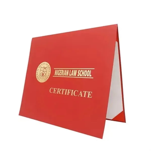 Diploma of Graduation Red Velvet Certificate Holder