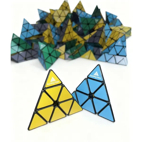 Pyramid Triangle Speed Puzzle Cube Custom Full color