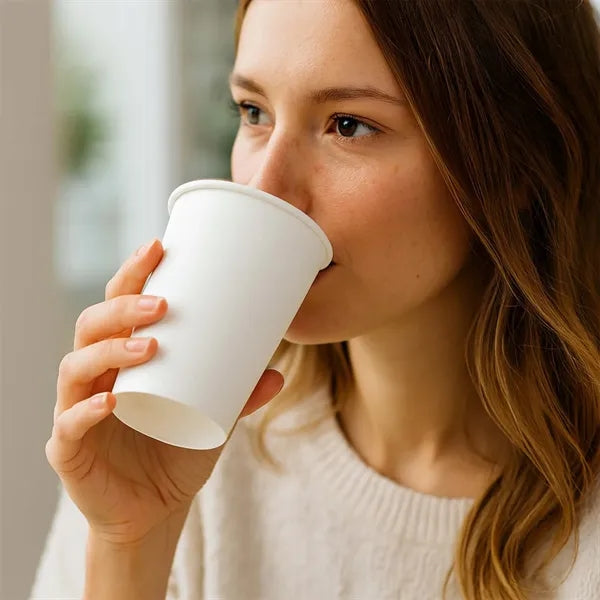 Disposable Paper Cup for Hot and Cold Drinks