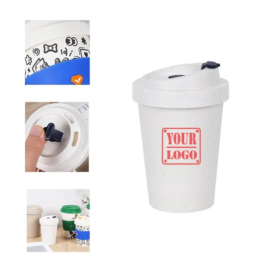 Eco-Friendly12oz Bamboo Fiber Coffee Cup