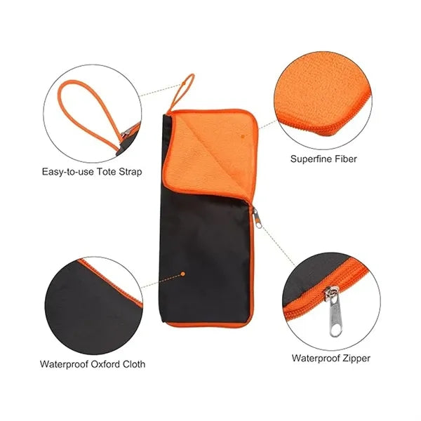 Strong Water-Absorbent Umbrella Storage Bag With Lanyard