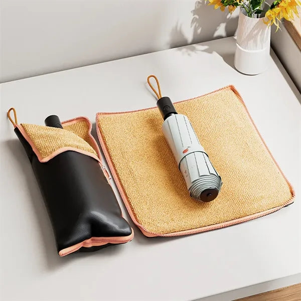 Strong Water-Absorbent Umbrella Storage Bag With Lanyard