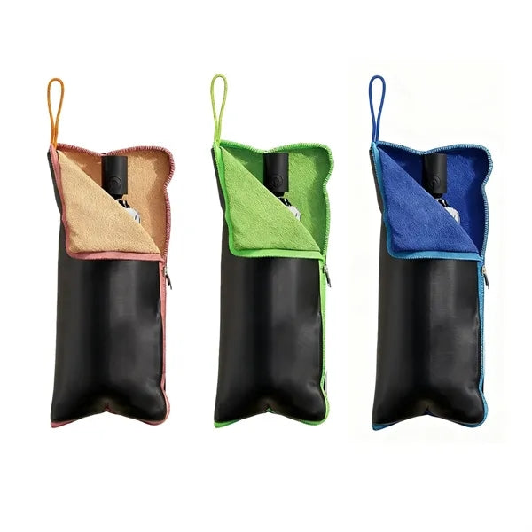 Strong Water-Absorbent Umbrella Storage Bag With Lanyard