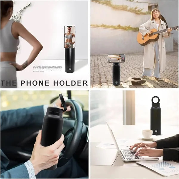 24oz Tumbler with Magnetic Phone Holder