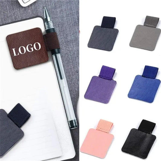 PU Leather Self-Adhesive Elastic Pen Holders Loop