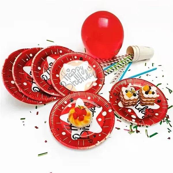 Disposable Dinnerware Tableware Sets Paper Plates