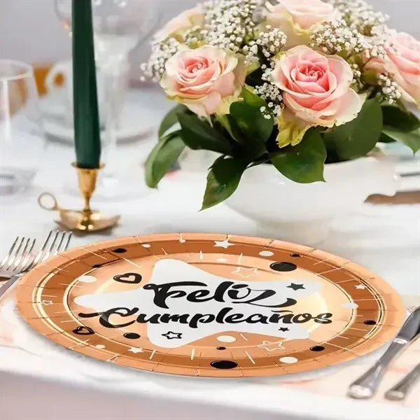 Disposable Dinnerware Tableware Sets Paper Plates