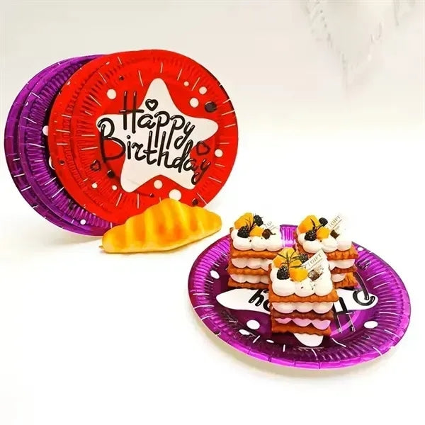 Disposable Dinnerware Tableware Sets Paper Plates