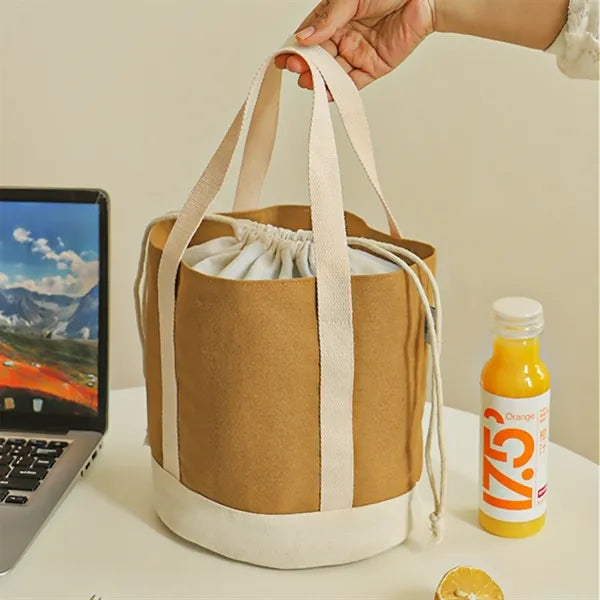 Canvas lunch bag