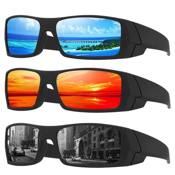 Logo Polarized Sports Sunglasses