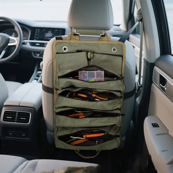 Car Portable Hardware Roll-Up Tool Bag With Handle