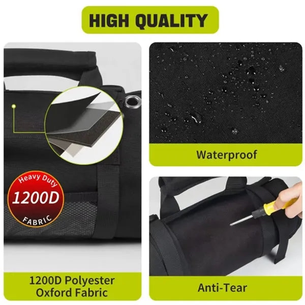 Car Portable Hardware Roll-Up Tool Bag With Handle