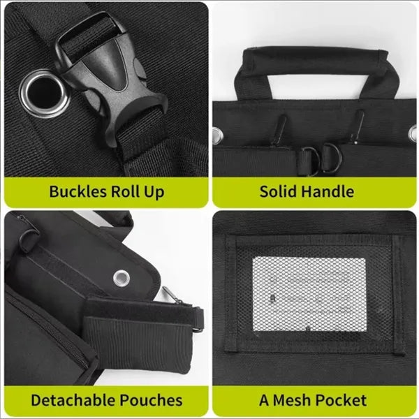 Car Portable Hardware Roll-Up Tool Bag With Handle