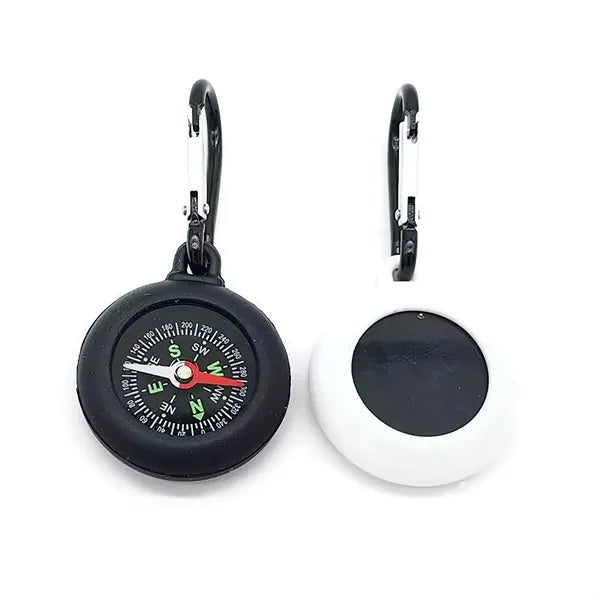 Silicone Carabiner Compass Clip for Outdoor Use