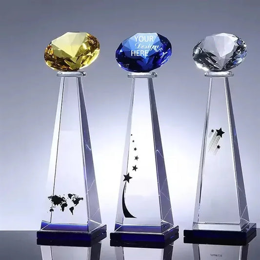 Apogee Diamond Award Crystal