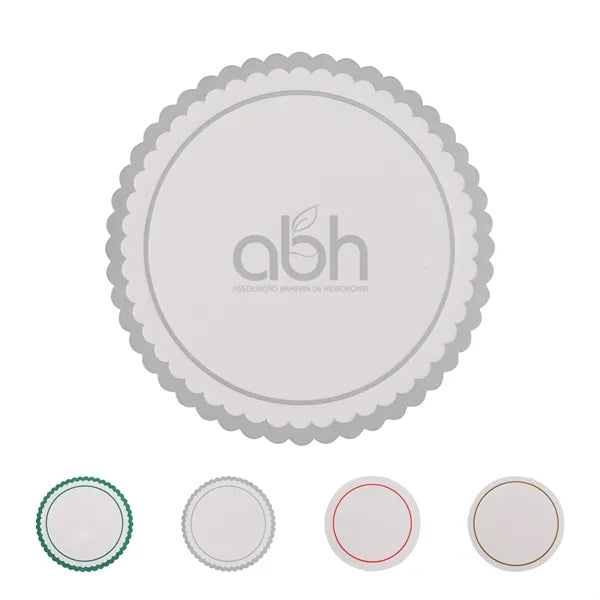 3.35" Full Color Disposable Absorbent Paper Coasters