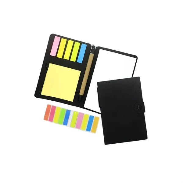Sticky Notes & Notebook Set with Page Markers