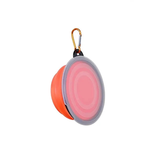 Portable Collapsible Pet Bowls with Lid