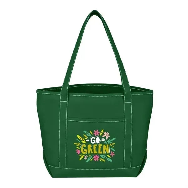 Printed Cotton Canvas Tote Bag