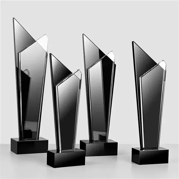 Blade-shaped Crystal Trophy