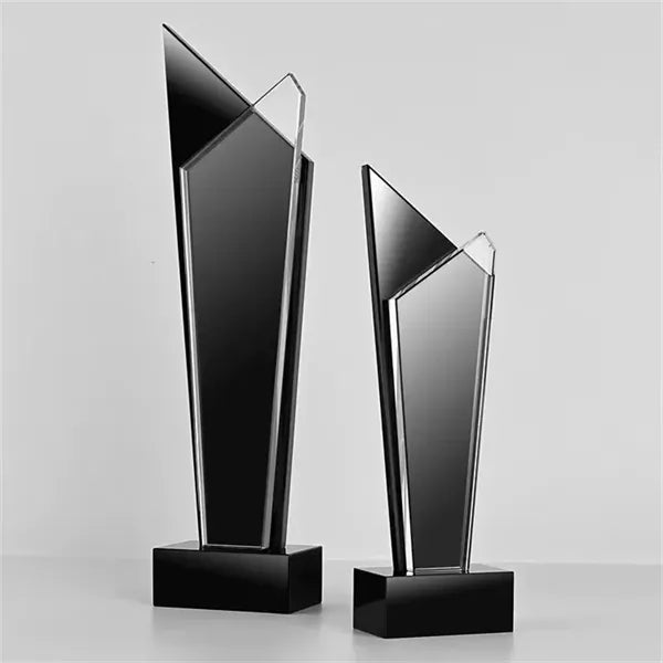 Blade-shaped Crystal Trophy