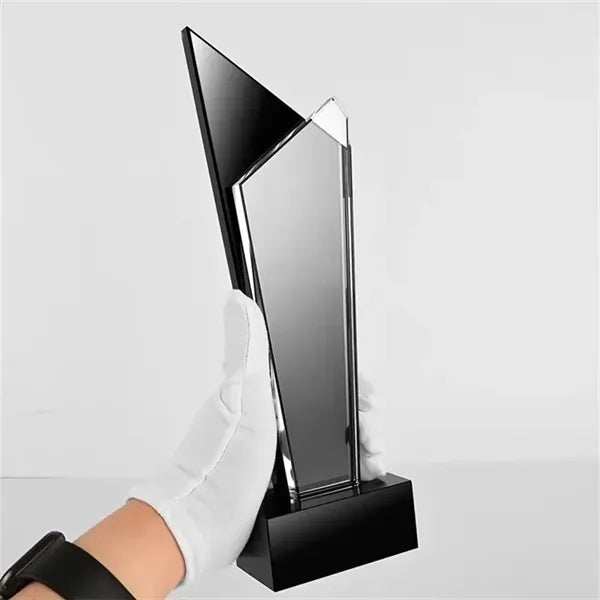 Blade-shaped Crystal Trophy