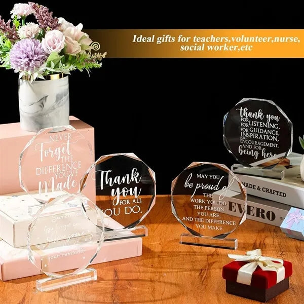 Acrylic Sign Prizes Coworker Appreciation Trophy Award