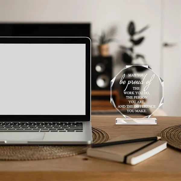 Acrylic Sign Prizes Coworker Appreciation Trophy Award