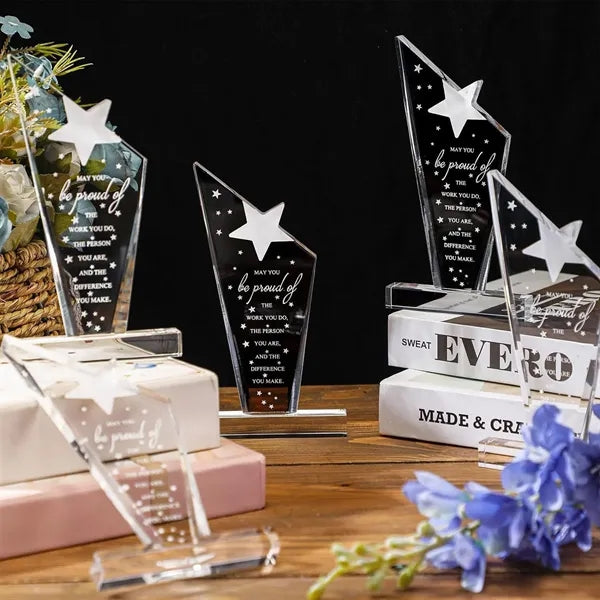 Acrylic Sign Prizes Coworker Appreciation Trophy Award