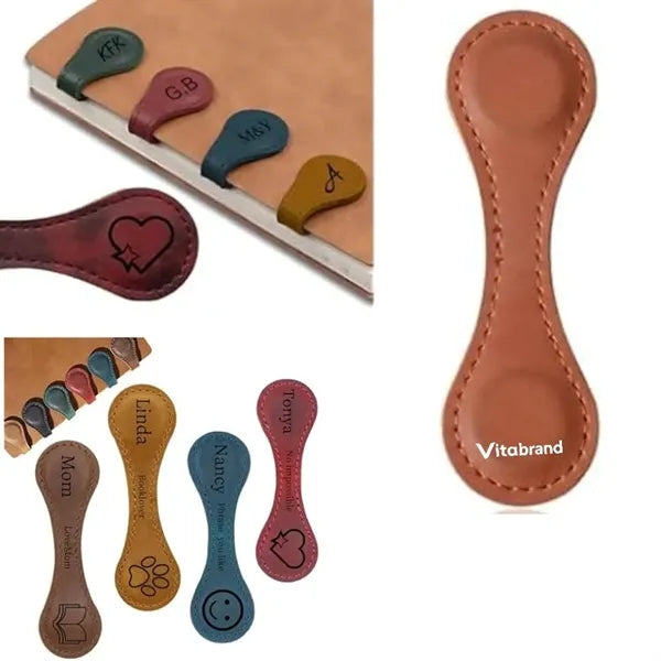 Horsehide Magnetic Bookmark