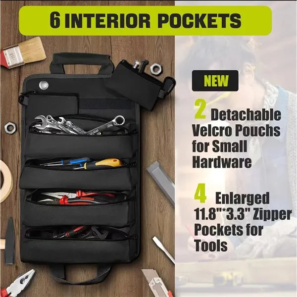 Roll Up Tool Bag Organizer