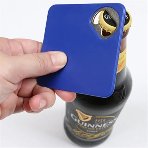 Econo Bottle Opener Coaster with EVA Foam Base