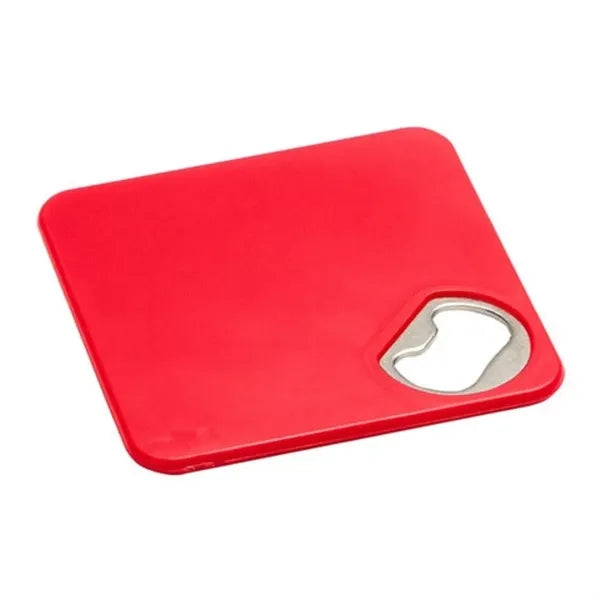 Econo Bottle Opener Coaster with EVA Foam Base